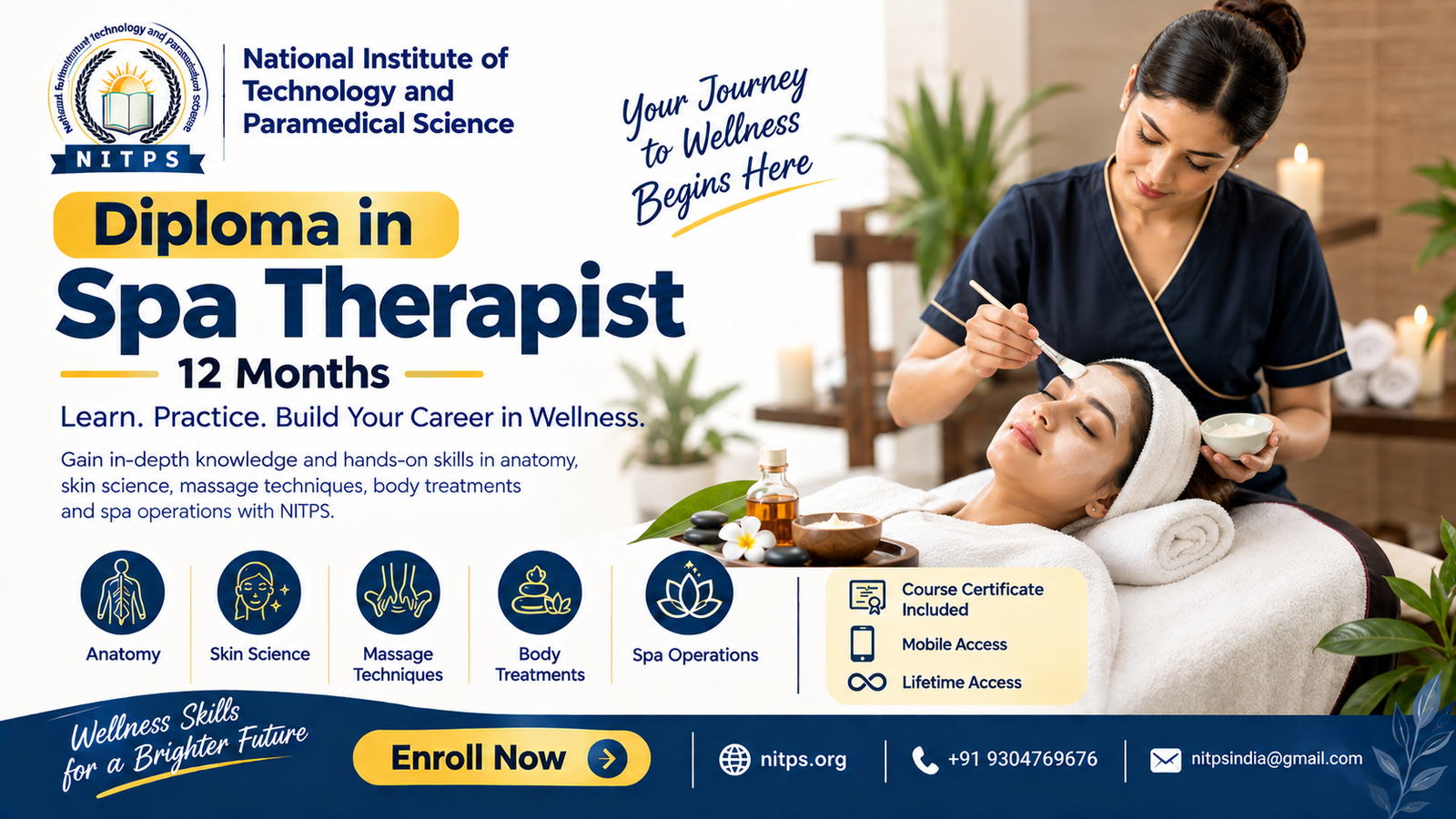 Diploma in Spa Therapist Build Professional Skills for a Career in Wellness