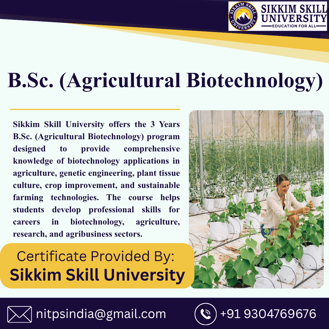 B.sc. (Agricultural Biotechnology)