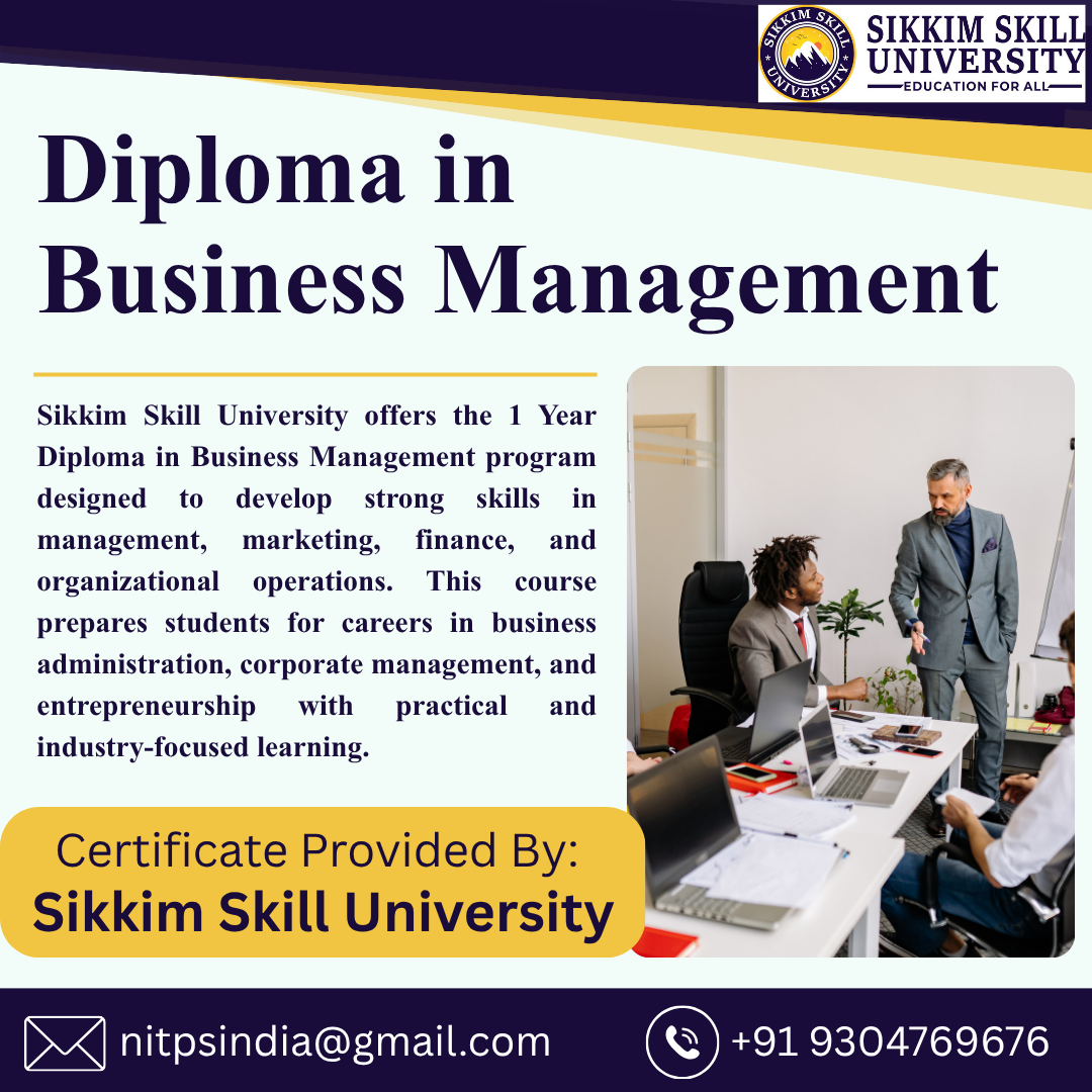 Diploma In Business Management