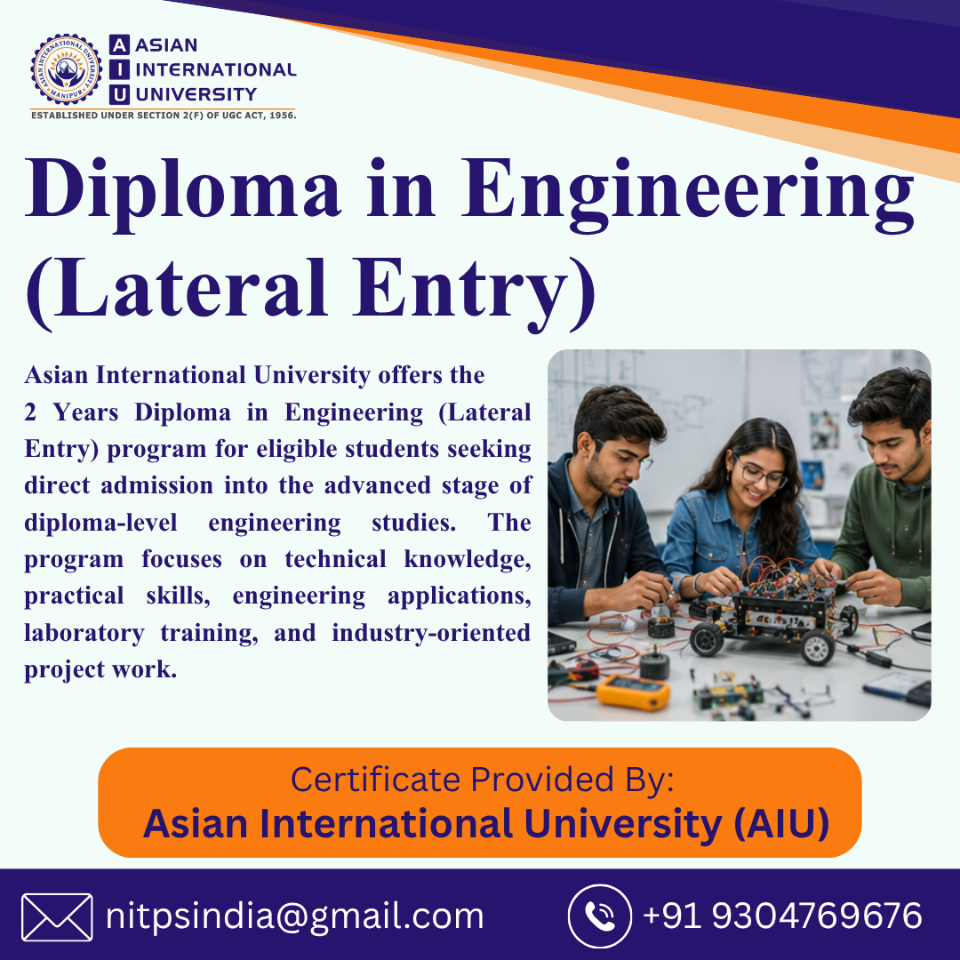 Diploma In Engineering (Lateral Entry)