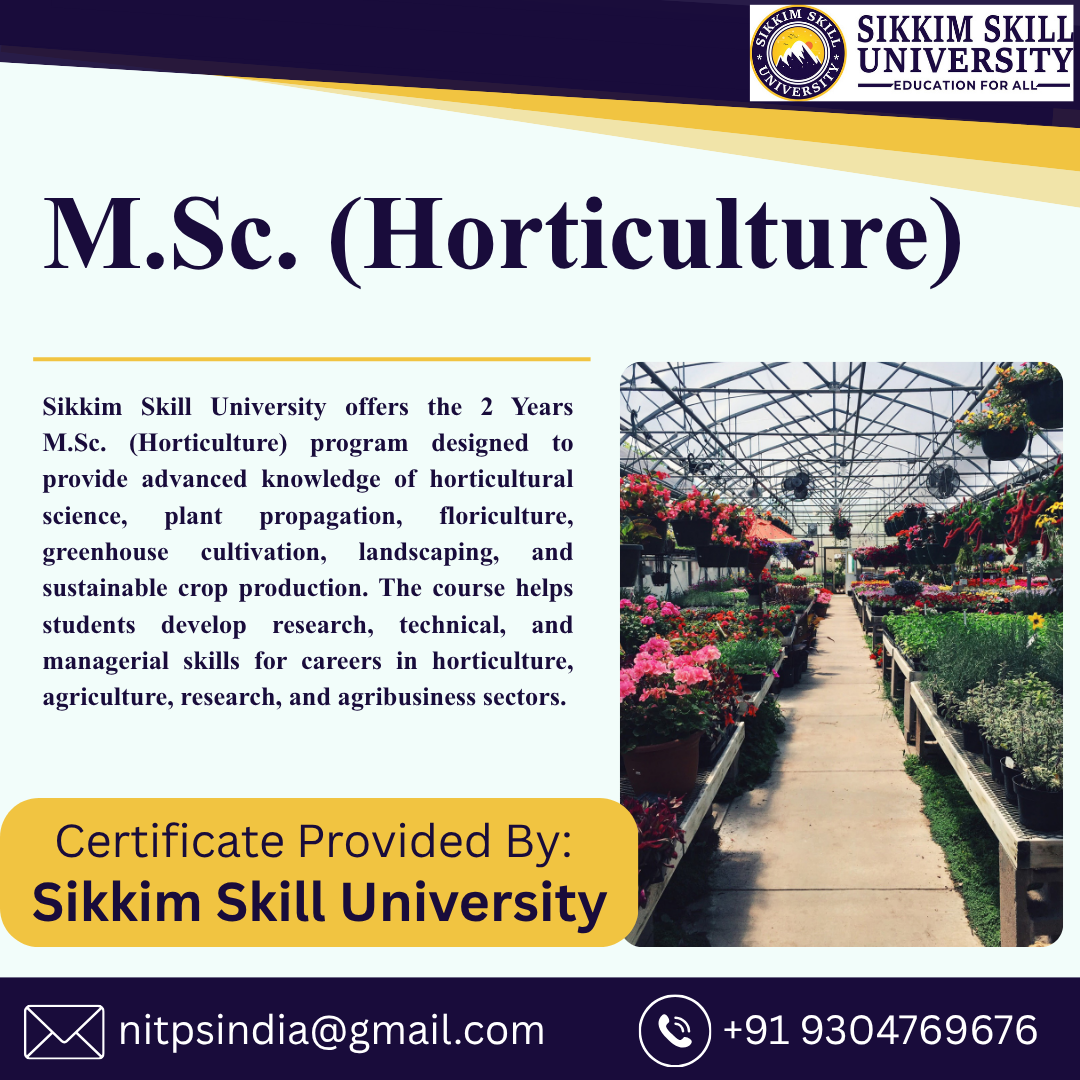 M.sc. (Horticulture)