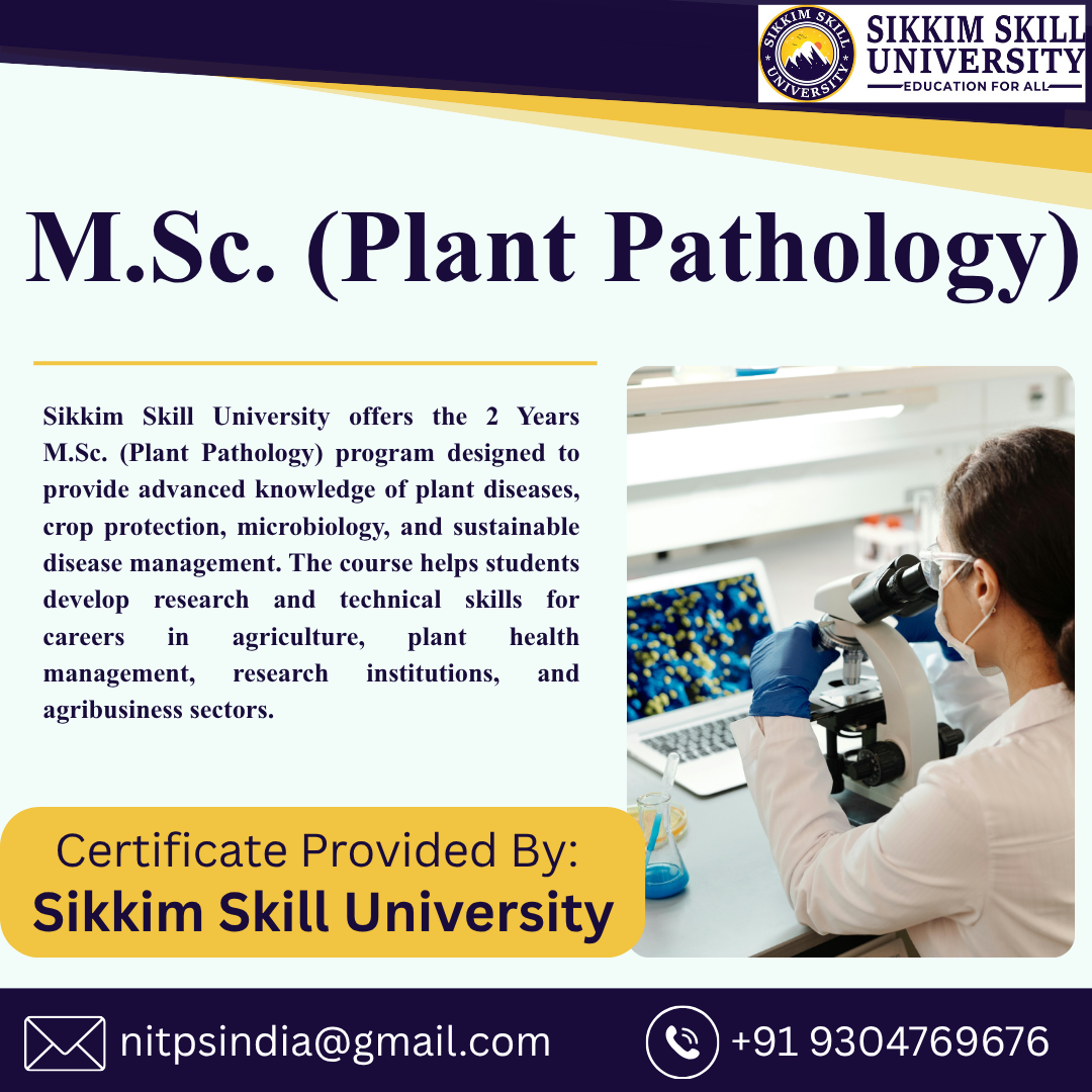 M.sc. (Plant Pathology)