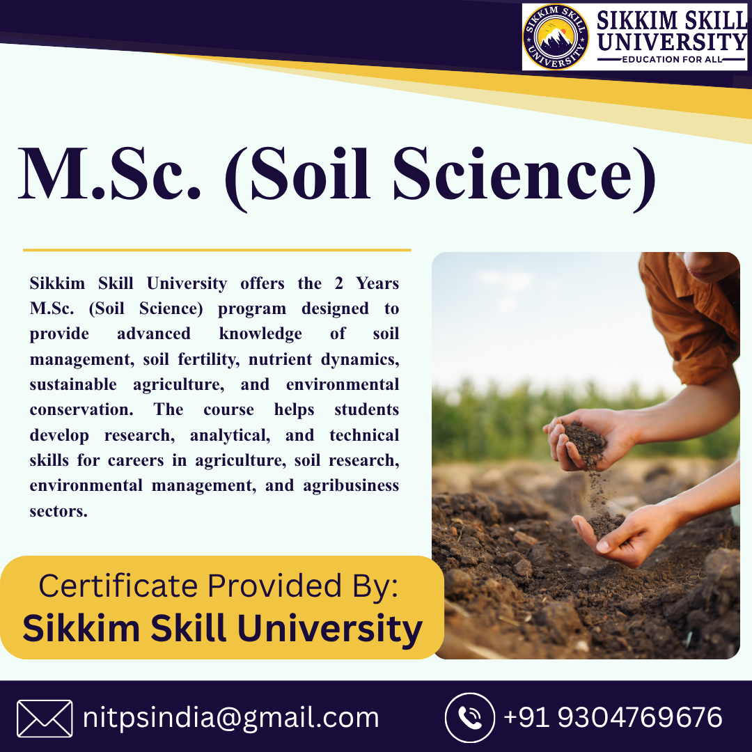 M.sc. (Soil Science)