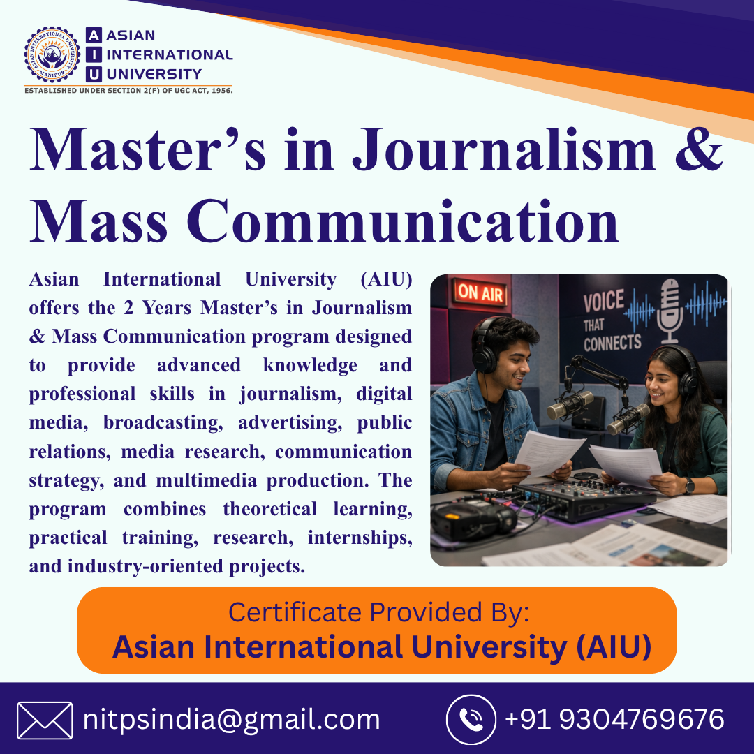 Master’s In Journalism & Mass Communication
