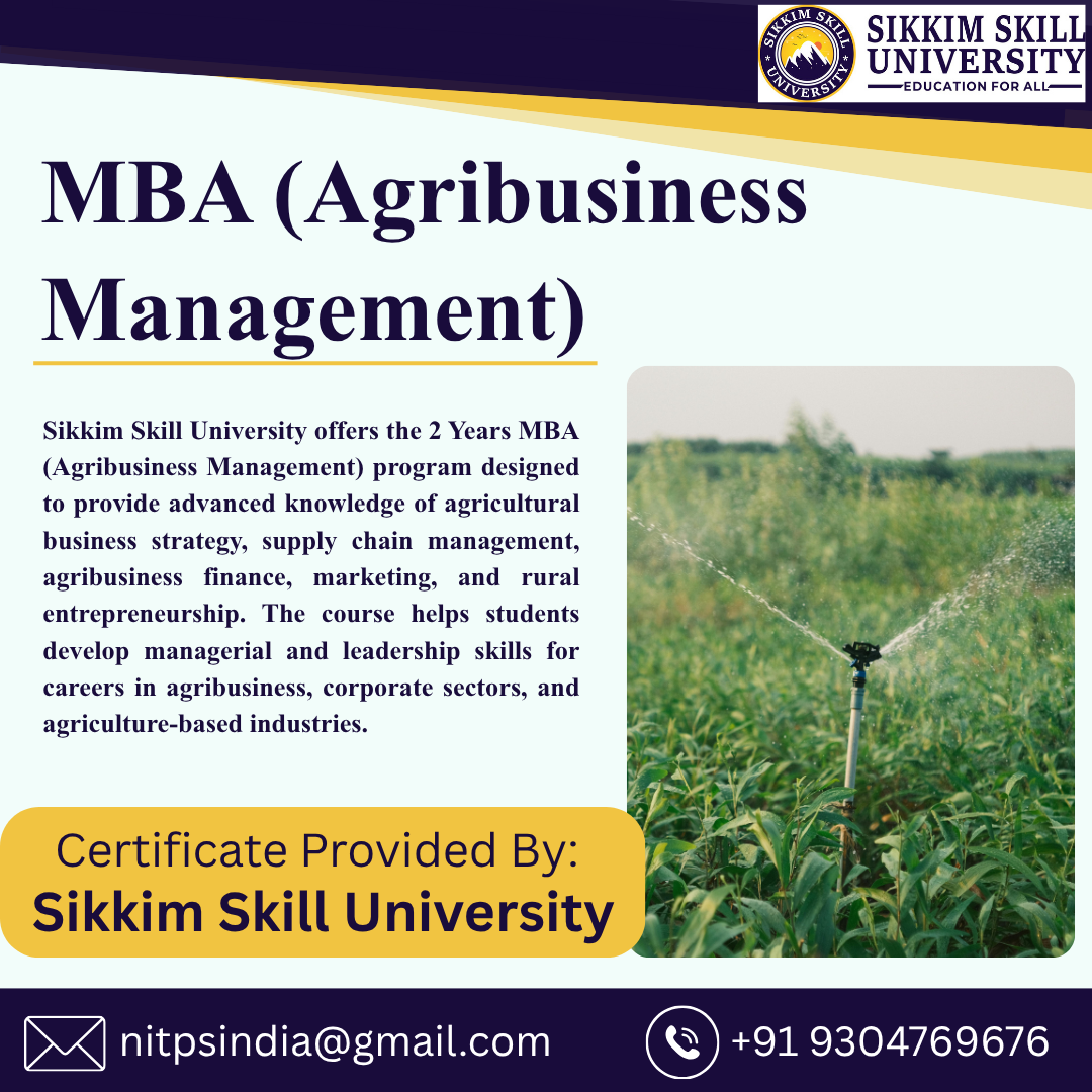 Mba (Agribusiness Management)
