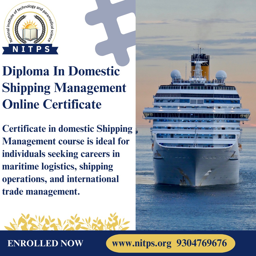 Diploma in domestic shipping management