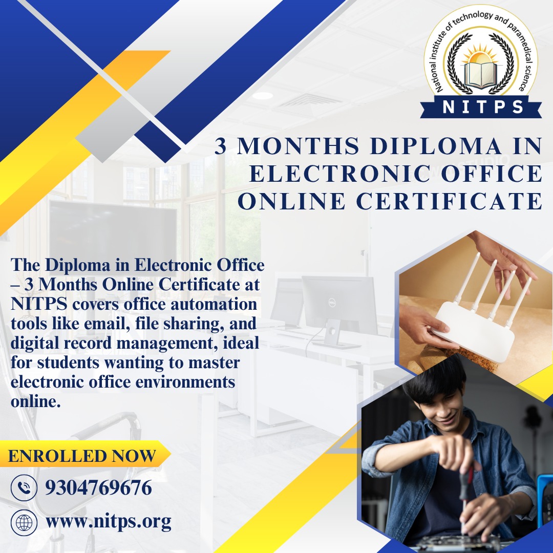 Diploma in electronic office