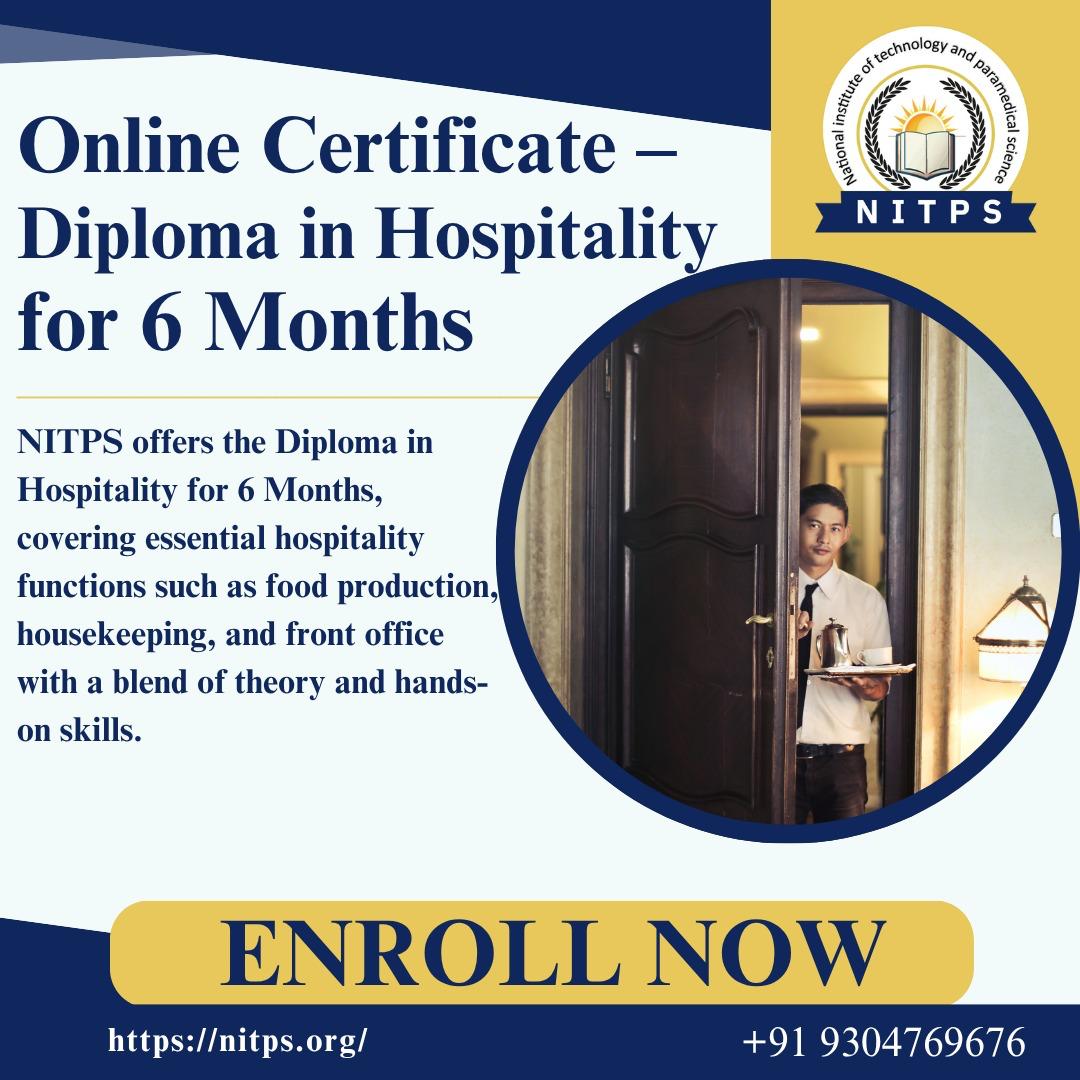 Diploma in hospitality