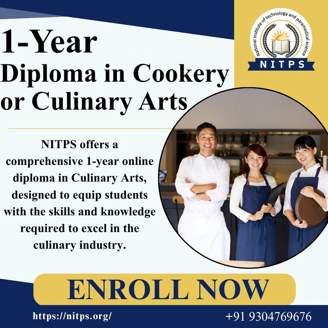 Diploma in Cookery or Culinary Arts