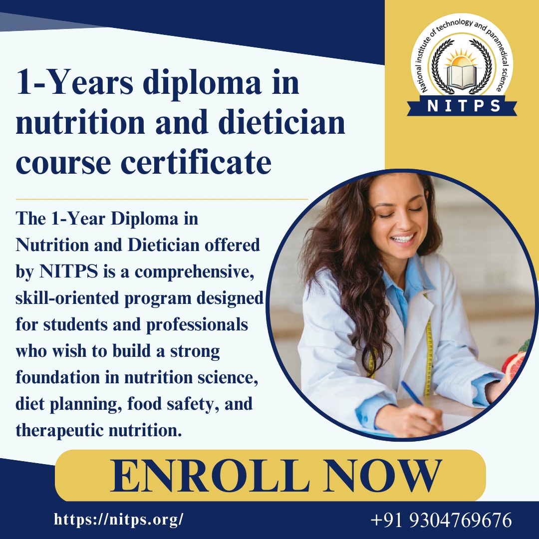 Diploma in Nutrition and Dietician