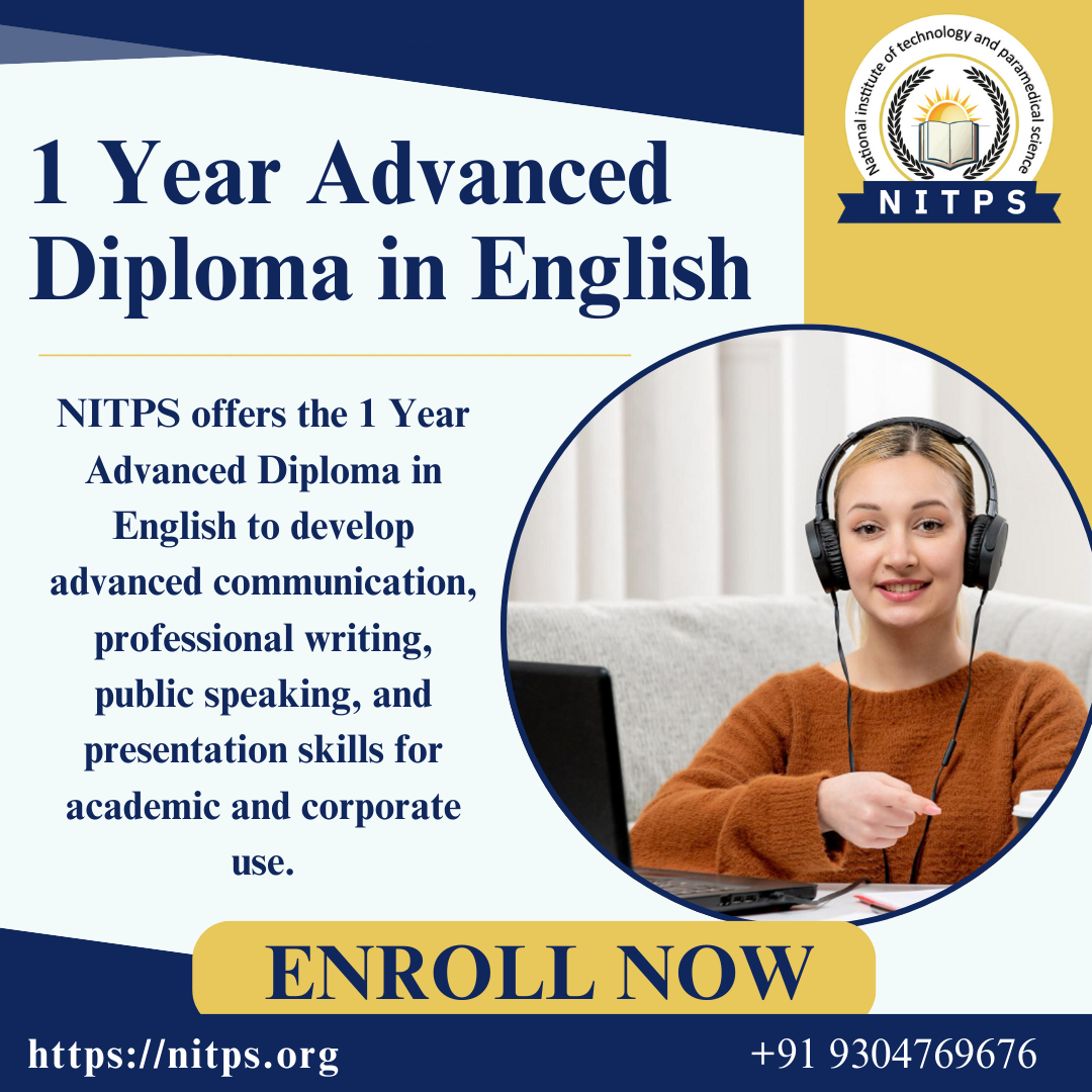 Advanced Diploma In English